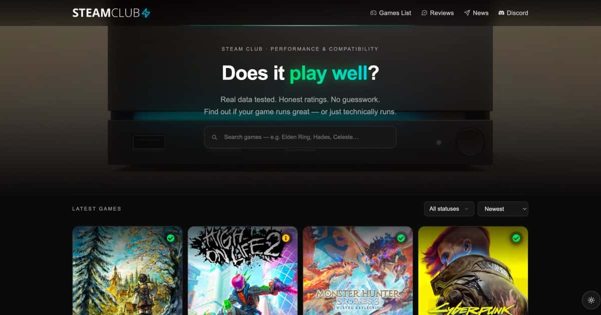Steam Club Thumbnail