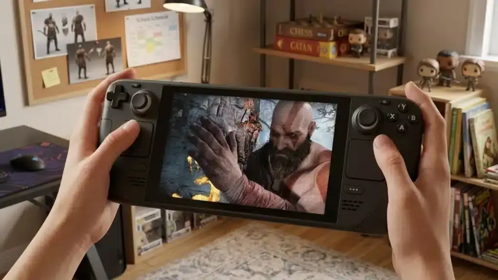 Person-holding-a-Steam-Deck-and-playing-God-of-War-in-a-cozy-indoor-gaming-setup-at-home-1024x576.webp